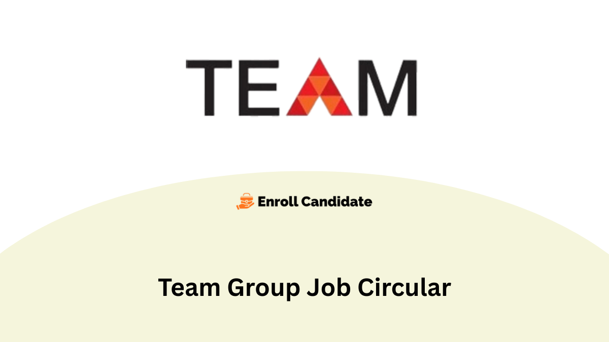 team group job circular